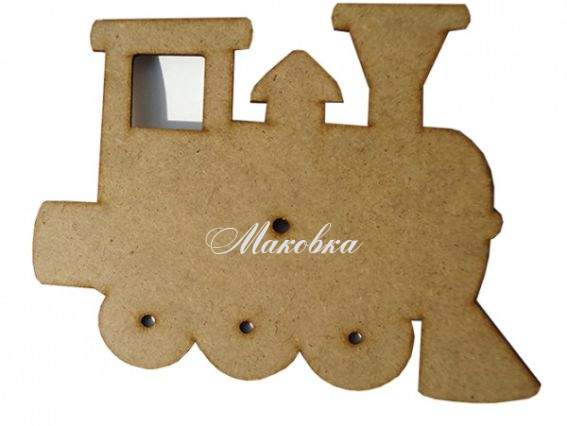 Заготовка для часов Дрема-6 Паровозик (ЧД-6) Кабу