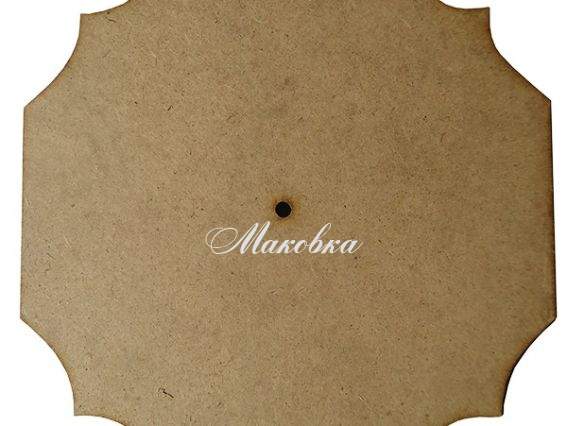 Заготовка для часов Лель-1, Квадрат с фигурными углами(ЧЛ 1) Кабу