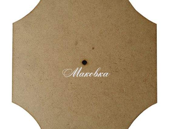 Заготовка для часов Лель-2, Квадрат с усеченными углами (ЧЛ 2) Кабу