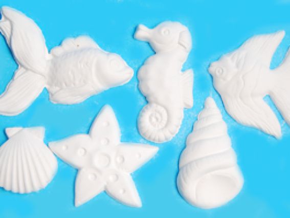 Комплект гипсовых фигурок Азовское море, 8 шт, Albero Комплект гипсовых фигурок Азовское море, 8 шт, Albero