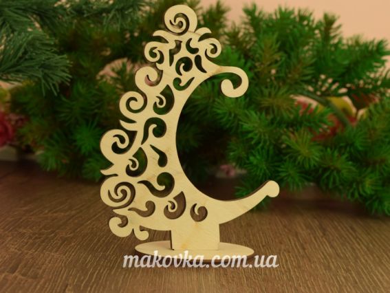 Заготовка Ялинка №3 фігурна з гачком для кулі, на підставці, 3-035 Ідейка, 1 шт Заготовка Ялинка №3 фігурна з гачком для кулі, на підставці, 3-035 Ідейка, 1 шт