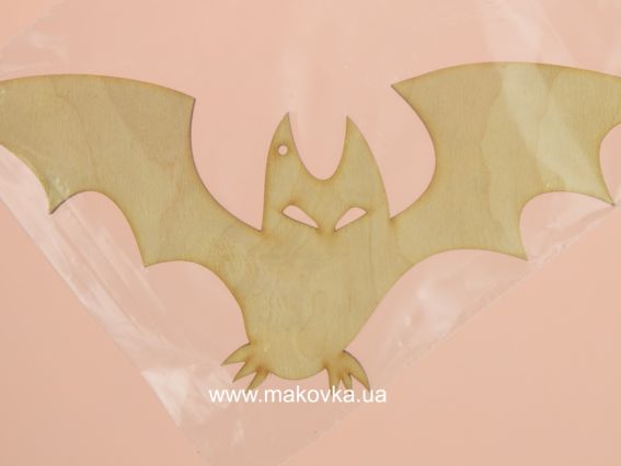 Заготовка ХМ100-1 Хєллоуин Мышь летучая большая, Кабу , 1 шт Заготовка ХМ100-1 Хєллоуин Мышь летучая большая, Кабу , 1 шт