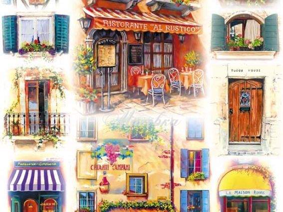 Декупажная карта Дома, 40х30см, Art