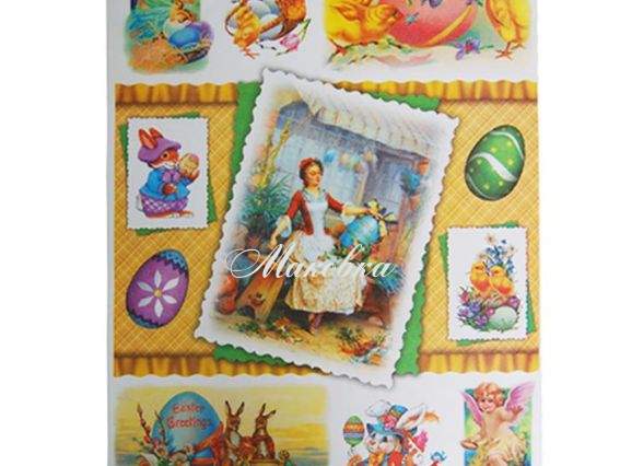 Декупажная карта Пасха, 40х30см, Art