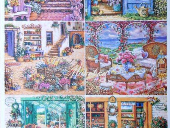 Декупажная карта Садоводство, 40х30см, Art Декупажная карта Садоводство, 40х30см, Art