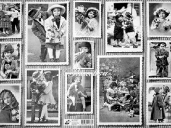 Декупажная карта Винтажные дети, сепия, 40х30см, Art Декупажная карта Винтажные дети, сепия, 40х30см, Art