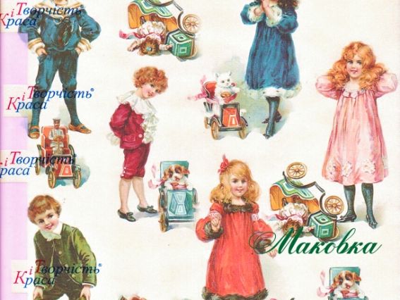 Рисовая бумага для декупажа 21х29,7 см, КиТ, №02 Рисовая бумага для декупажа 21х29,7 см, КиТ, №02