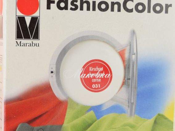 Барвник для тканини Червона вишня, 30 г, Marabu FashionColor 174023031 Барвник для тканини Червона вишня, 30 г, Marabu FashionColor 174023031