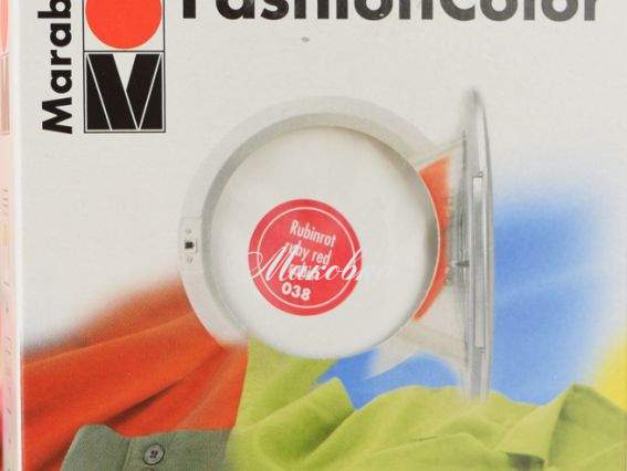 Краситель для ткани Рубин, 30 г, Marabu FashionColor 174023038