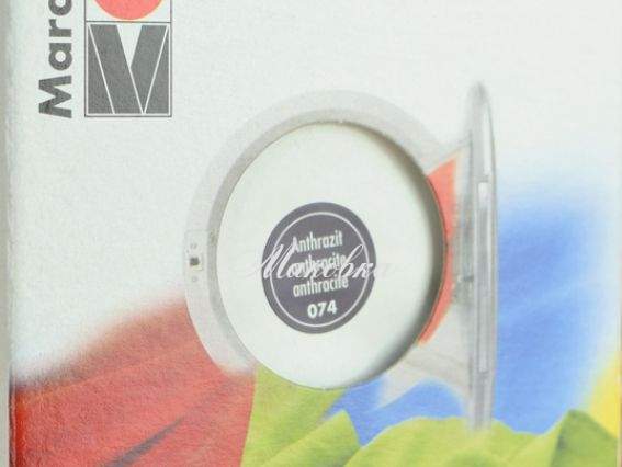 Барвник для тканини Антрацит, 30 г, Marabu FashionColor 174023074 Барвник для тканини Антрацит, 30 г, Marabu FashionColor 174023074