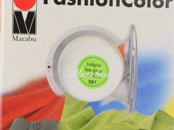 Краситель для ткани Зеленый лайм, 30 г, Marabu FashionColor 174023281 Краситель для ткани Зеленый лайм, 30 г, Marabu FashionColor 174023281