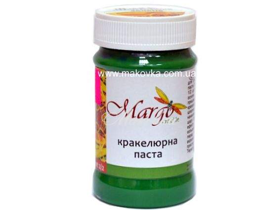 Кракелюрная паста Margo 100 мл зеленая Кракелюрная паста Margo 100 мл зеленая