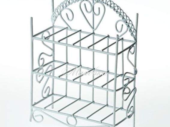 Металлический мини Стеллаж, 3 уровня, SCB27023 Scrap Berrys, белый Металлический мини Стеллаж, 3 уровня, SCB27023 Scrap Berrys, белый