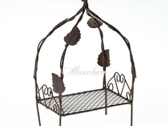 Металлическое мини кровать, SCB27046 Scrap Berrys, коричневая