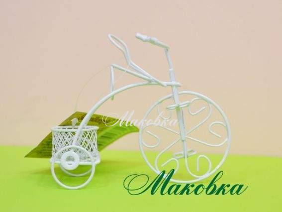 Металлический Мини трехколесный велосипед (маленький), SCB27052 Scrap Berrys, белый