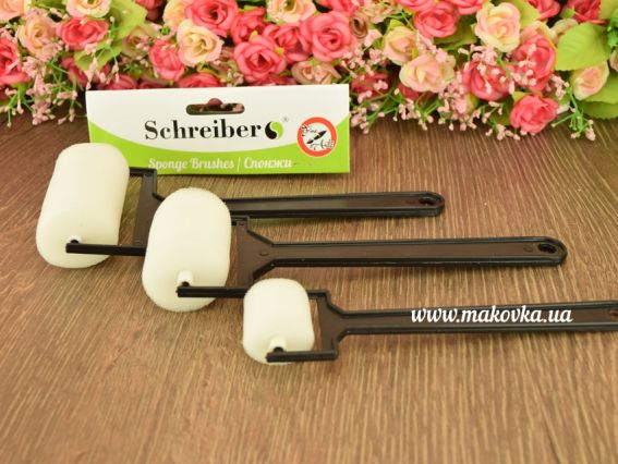 Набор валиков поролоновых 3 шт. разного размера S-1726 Schreiber Набор валиков поролоновых 3 шт. разного размера S-1726 Schreiber