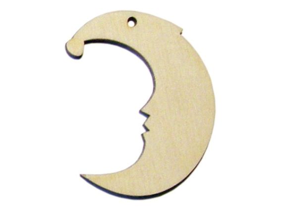 Заготовка для декора Месяц, 60 мм, Кабу (НЗМс 60) Заготовка для декора Месяц, 60 мм, Кабу (НЗМс 60)