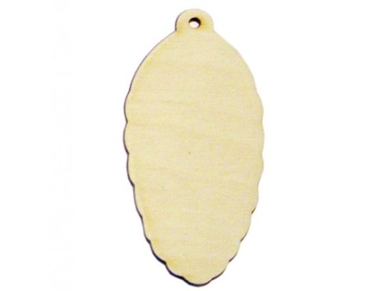 Заготовка для декора Шишка, 100 мм, Кабу (НЗШ 100) Заготовка для декора Шишка, 100 мм, Кабу (НЗШ 100)