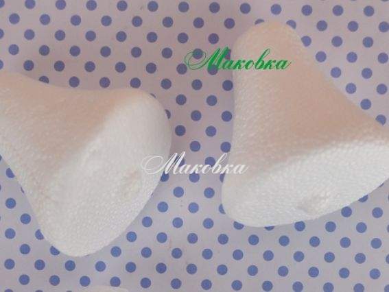 Колокольчик из пенопласта 8х6,5 см (Украина), 1 шт Колокольчик из пенопласта 8х6,5 см (Украина), 1 шт