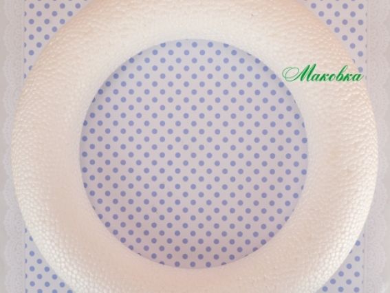 Основа для вінка 27х5 см, кругла з пінопласту, 1 шт (Україна) Основа для вінка 27х5 см, кругла з пінопласту, 1 шт (Україна)