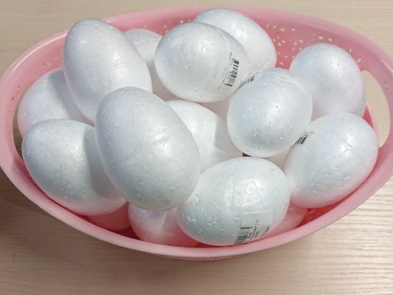 Заготовка для творчества Пенопластовое яйцо 8 см , 1 шт