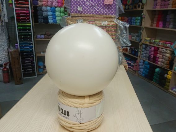 Заготовка Елочный шар из пластмассы, 20 см, 1 шт