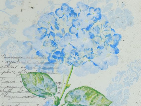 Декупажная салфетка №101 гортензия голубая 1330974, 1 шт Декупажная салфетка №101 гортензия голубая 1330974, 1 шт