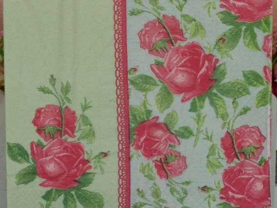 Cалфетка для декупажа №103 розы, 1 шт