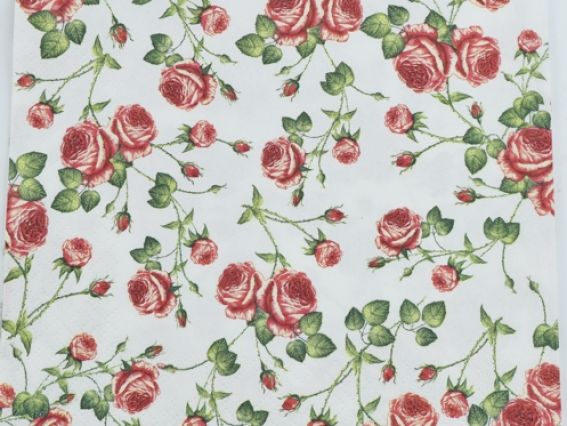 Декупажная салфетка №52 Розочки Декупажная салфетка №52 Розочки