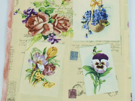 Декупажная салфетка №57 Цветы и букетики Декупажная салфетка №57 Цветы и букетики
