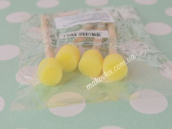 Набір споролонових спонжів (губок), 4 шт, D.K.ART & СRAFT, ширина 13 мм