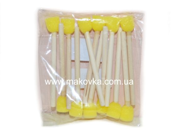 Набір спонжів (губок) поролонових, 12 шт, D.K.ART & СRAFT, ширина 13 мм Набір спонжів (губок) поролонових, 12 шт, D.K.ART & СRAFT, ширина 13 мм