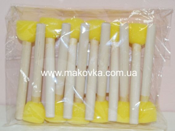 Набір поролонових спонжів (губок) , 12 шт, D.K.ART & СRAFT, ширина 20 мм