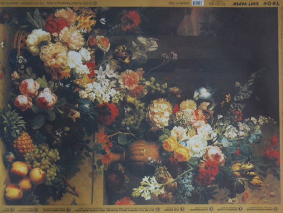 Декупажная карта Готическая ваза, 50х70см, TO DO