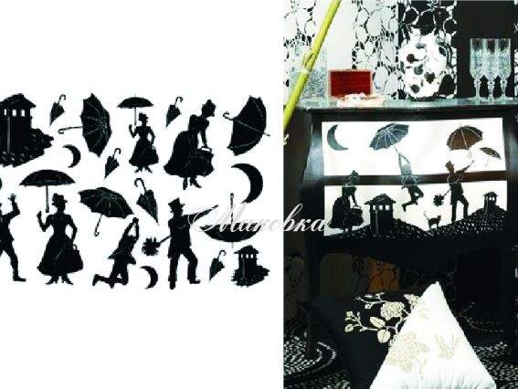 Декупажная карта Мэри Поппинс, 50х70 см, TO DO Декупажная карта Мэри Поппинс, 50х70 см, TO DO