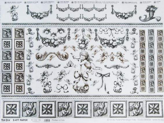 Декупажная карта Орнаменты, 50х70 см, TO DO