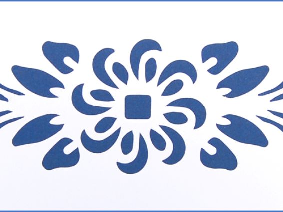 Трафарет пластиковый 10х25см, ST056, Цветочный мотив Трафарет пластиковый 10х25см, ST056, Цветочный мотив