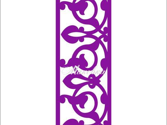 Трафарет B5-001 бордюр , пластик. 50х165мм, ХбС Трафарет B5-001 бордюр , пластик. 50х165мм, ХбС