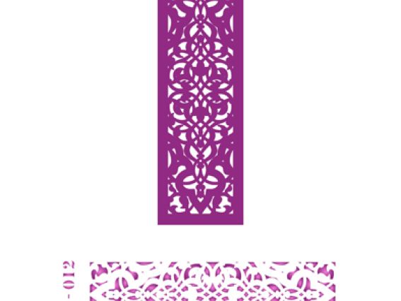 Трафарет B5-012 бордюр , пластик. 50х165мм, ХбС Трафарет B5-012 бордюр , пластик. 50х165мм, ХбС