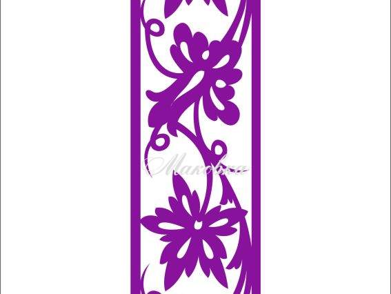 Трафарет B5-024 бордюр , пластик. 50х165мм, ХбС Трафарет B5-024 бордюр , пластик. 50х165мм, ХбС