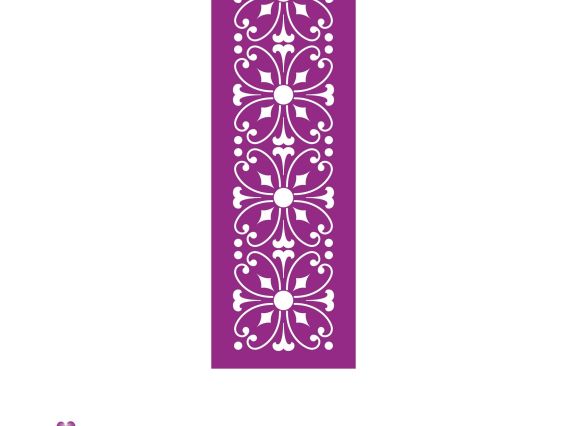 Трафарет B5-033 бордюр , пластик. 50х165мм, ХбС Трафарет B5-033 бордюр , пластик. 50х165мм, ХбС