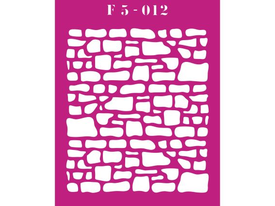 Трафарет F5-012 фоновый, пластик. 150х200мм, ХбС Трафарет F5-012 фоновый, пластик. 150х200мм, ХбС