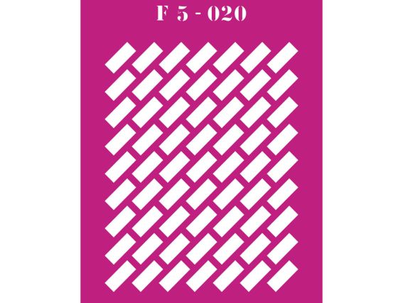 Трафарет F5-020 фоновый, пластик. 150х200мм, ХбС Трафарет F5-020 фоновый, пластик. 150х200мм, ХбС