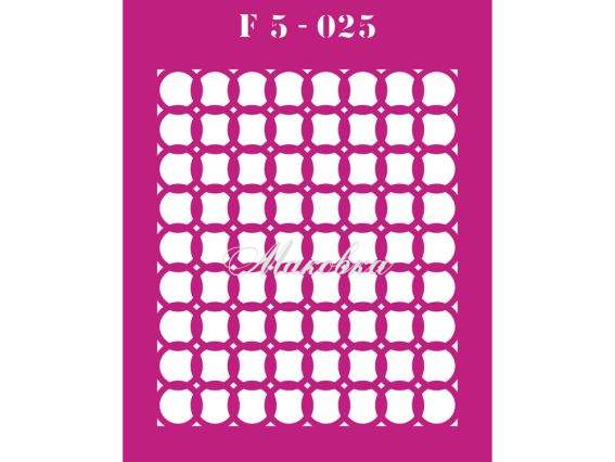 Трафарет F5-025 фоновый, пластик. 150х200мм, ХбС