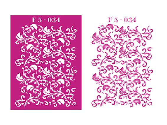 Трафарет F5-034 фоновый, пластик. 150х200мм, ХбС Трафарет F5-034 фоновый, пластик. 150х200мм, ХбС