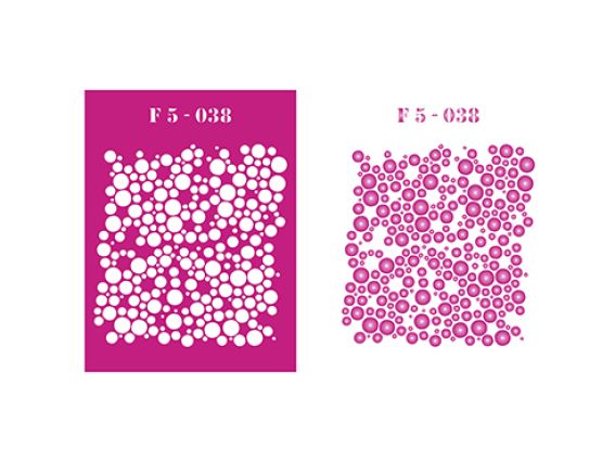 Трафарет F5-038 фоновый, пластик. 150х200мм, ХбС Трафарет F5-038 фоновый, пластик. 150х200мм, ХбС