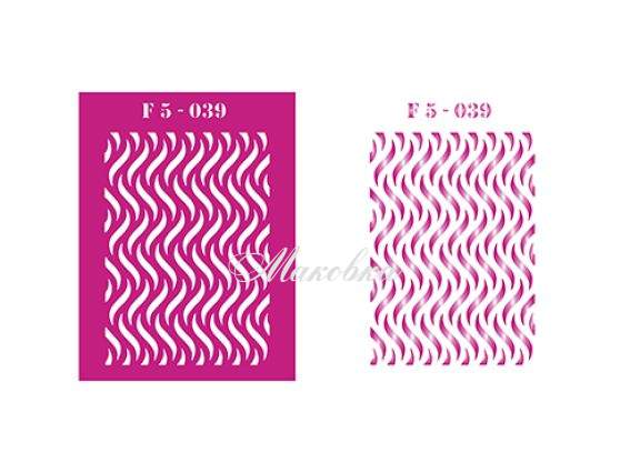 Трафарет F5-039 фоновый, пластик. 150х200мм, ХбС Трафарет F5-039 фоновый, пластик. 150х200мм, ХбС