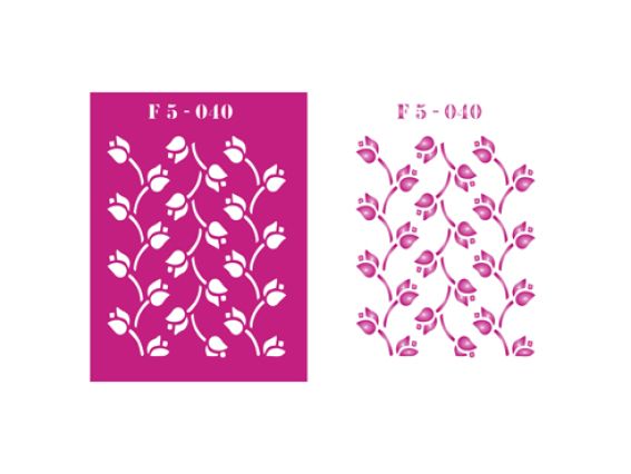 Трафарет F5-040 фоновый, пластик. 150х200мм, ХбС Трафарет F5-040 фоновый, пластик. 150х200мм, ХбС