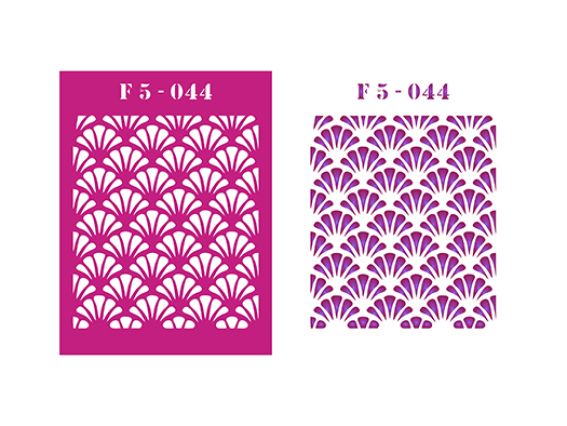 Трафарет F5-044 фоновый, пластик. 150х200мм, ХбС Трафарет F5-044 фоновый, пластик. 150х200мм, ХбС