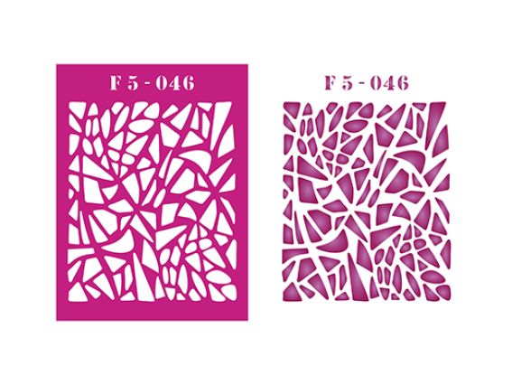 Трафарет F5-046 фоновый, пластик. 150х200мм, ХбС Трафарет F5-046 фоновый, пластик. 150х200мм, ХбС